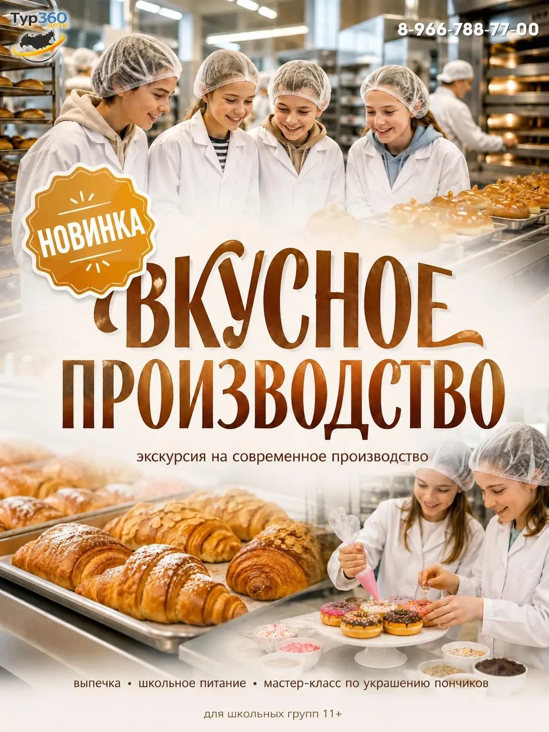 🥐 «ВКУСНОЕ ПРОИЗВОДСТВО» — ЭКСКУРСИЯ НА «ВИВО МАРКЕТ»