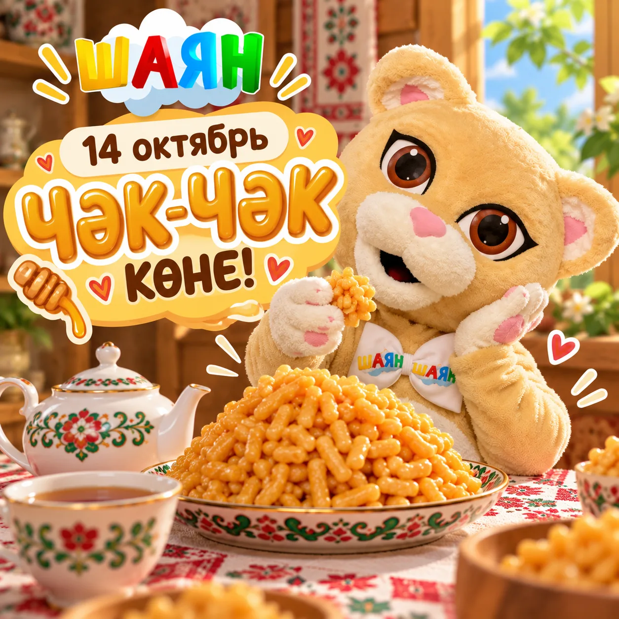 Бүген чәк-чәк көне! 🍯💛