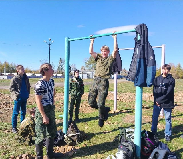 📍На базе современного центра военно-патриотического воспитания молодёжи «Сокол» в прош...
