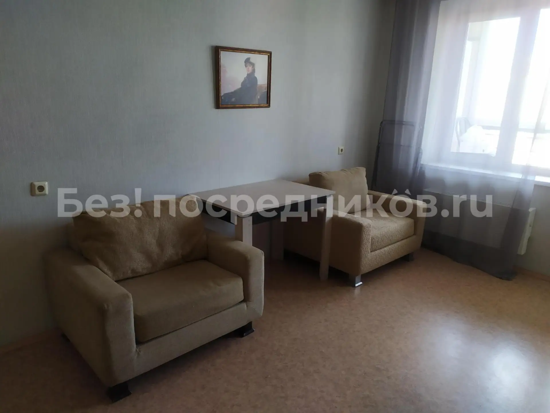 Сдам без посредников: 1-комнатная квартира, 36м²