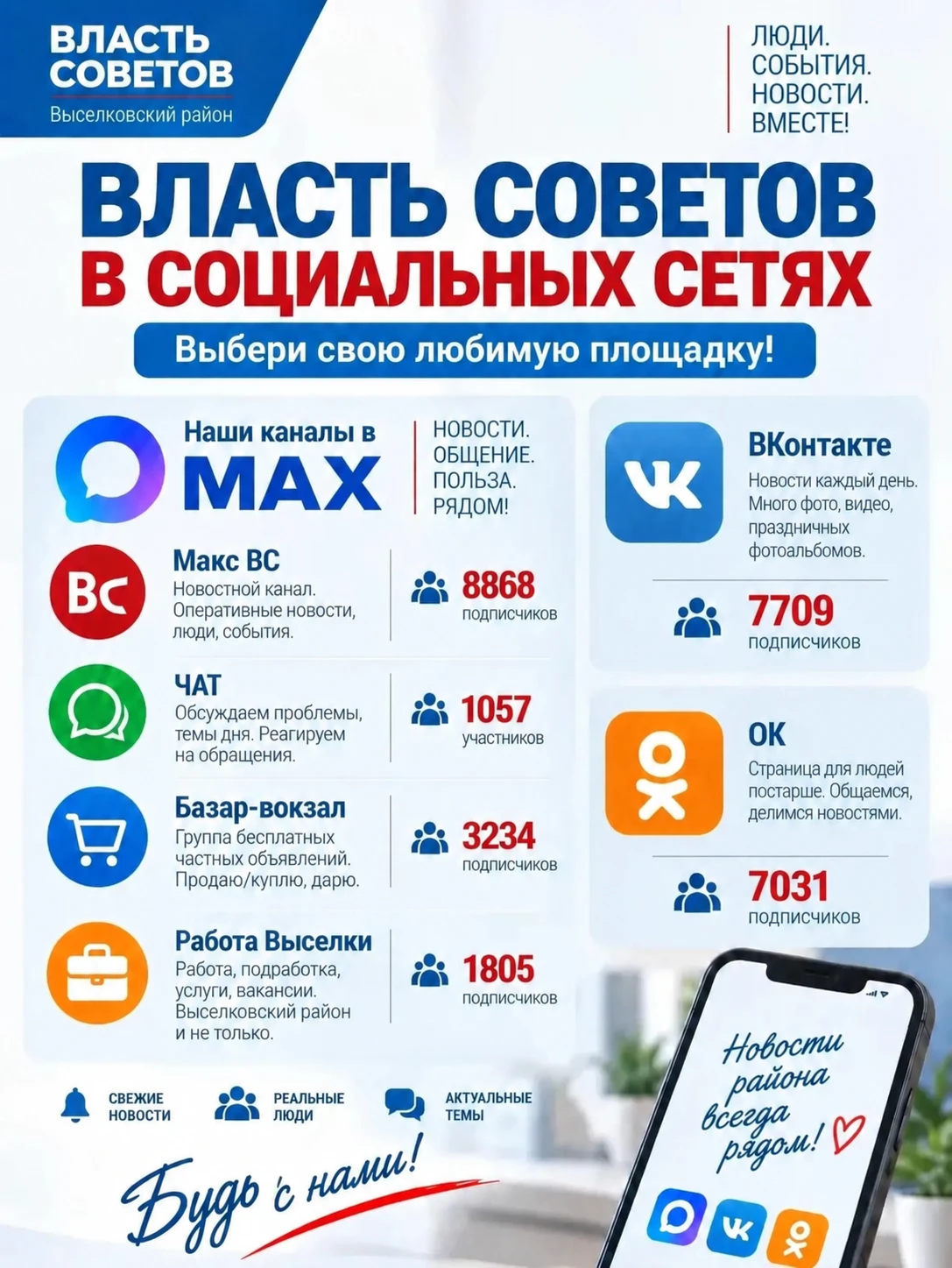 ❤️ Где бы вы ни были — «Власть Советов» рядом!