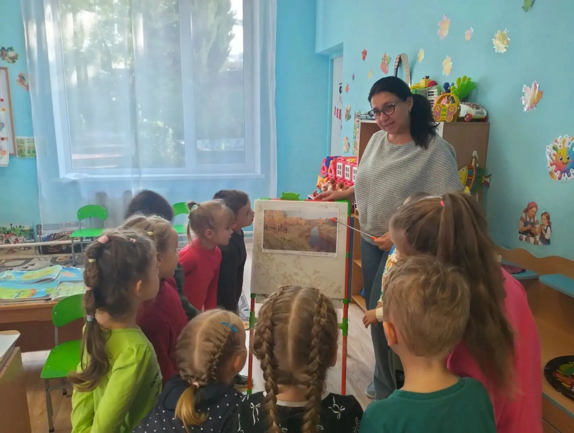 Маленькие художники и большое искусство: осенние пейзажи в нашем саду🍁