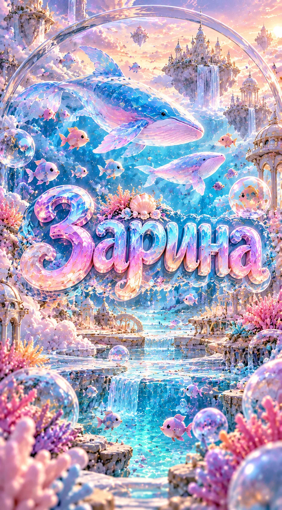 Обои на телефон с именем Зарина.