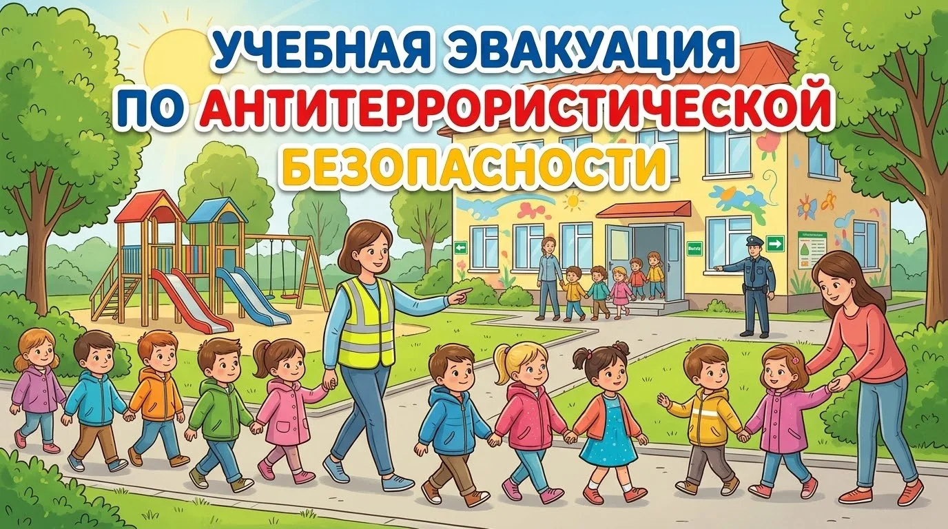 🌟Безопасность детей — наш главный приоритет: 8 октября в нашем детском саду  прошла уч...