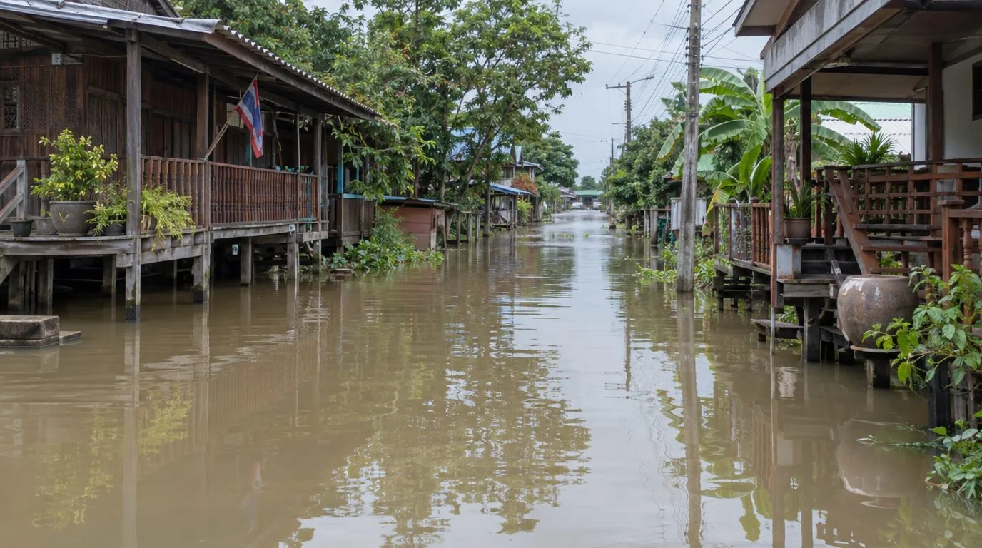 Вода до крыши по плану: как деревни Аюттхаи топят ради спасения Бангкока