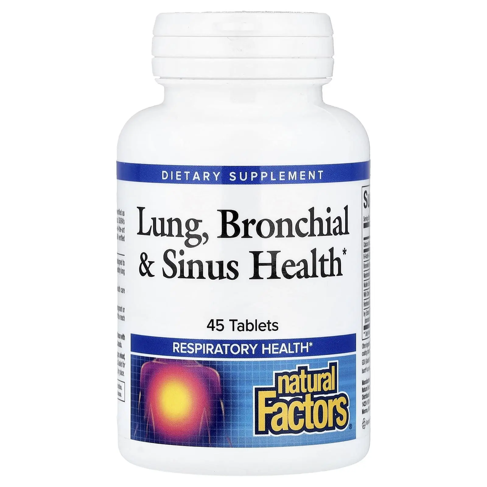 Natural Factors Lung, Bronchial & Sinus Health — для поддержки дыхательной системы 🇺🇸
