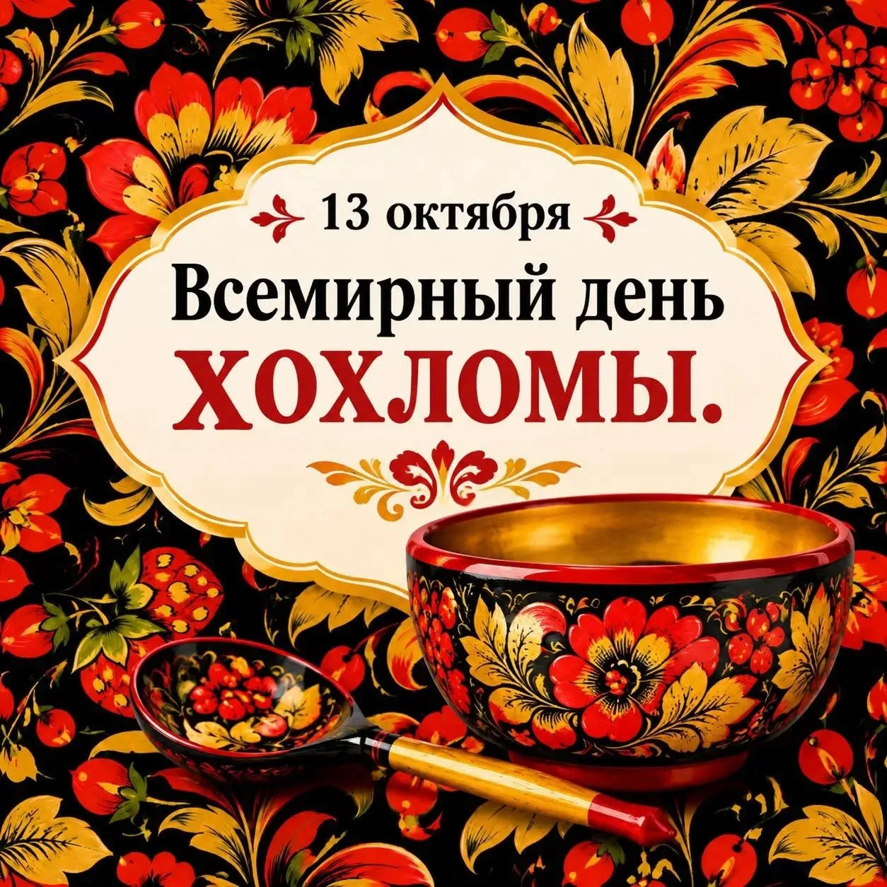 ✨ ЗОЛОТАЯ ХОХЛОМА — КРАСОТА, КОТОРАЯ ЖИВЁТ ВЕКАМИ! ❤