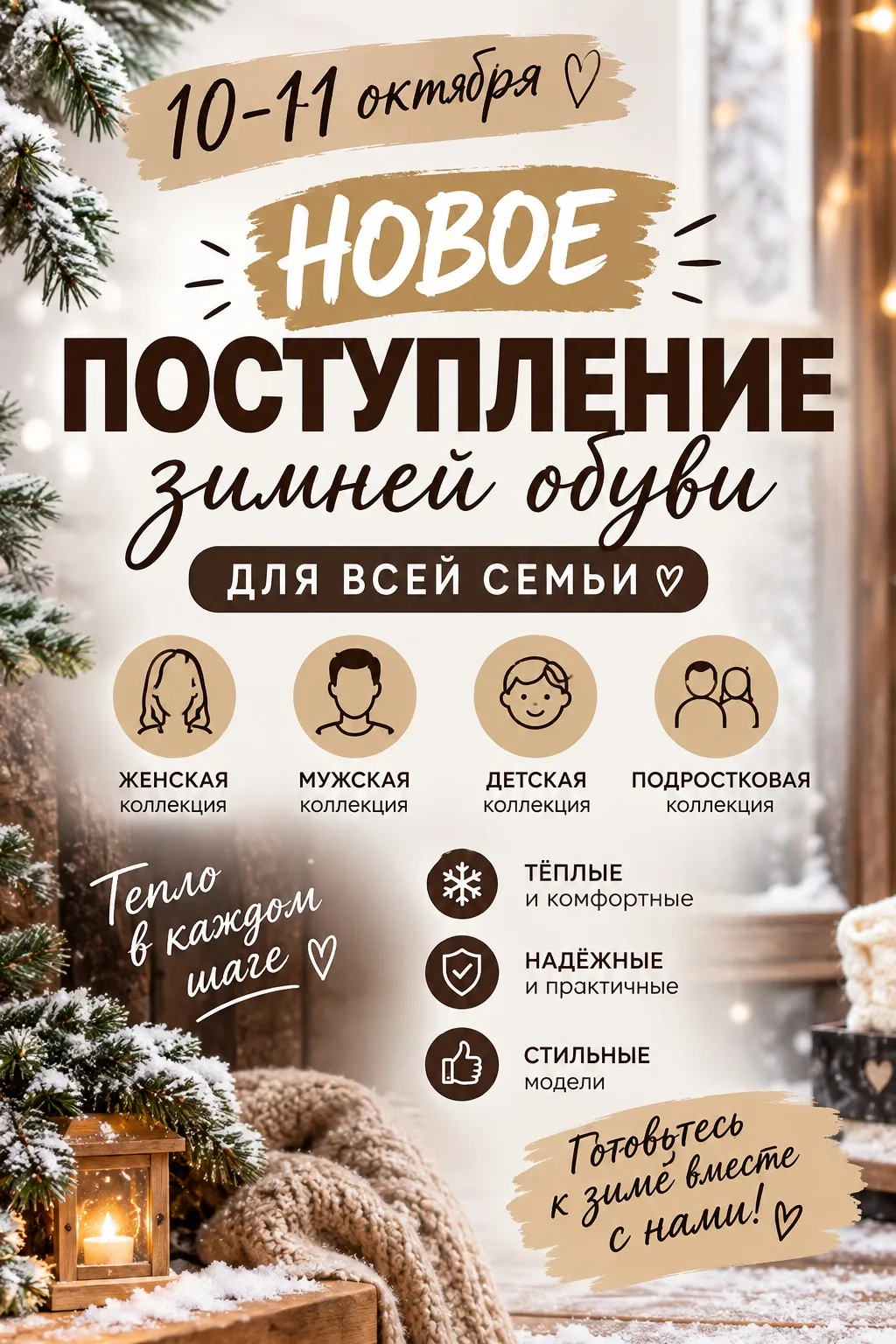 ❄️ 10–11 ОКТЯБРЯ — БОЛЬШОЕ ПОСТУПЛЕНИЕ! ❄️