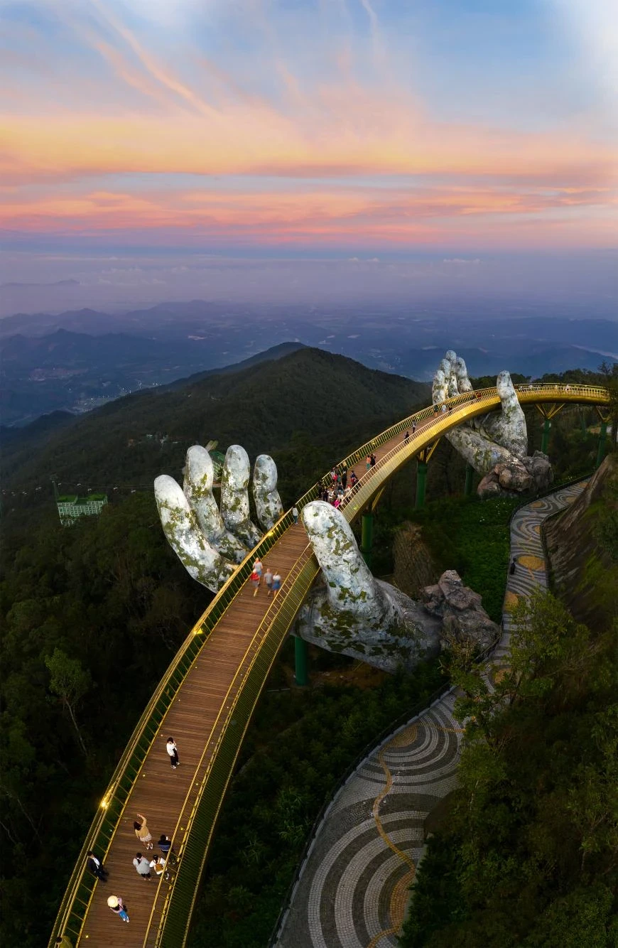 🌎 Golden Bridge, Дананг, Вьетнам, 2018