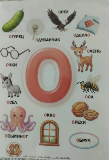 📖 Занятие по обучению грамоте в старшей группе: буква О 🔤