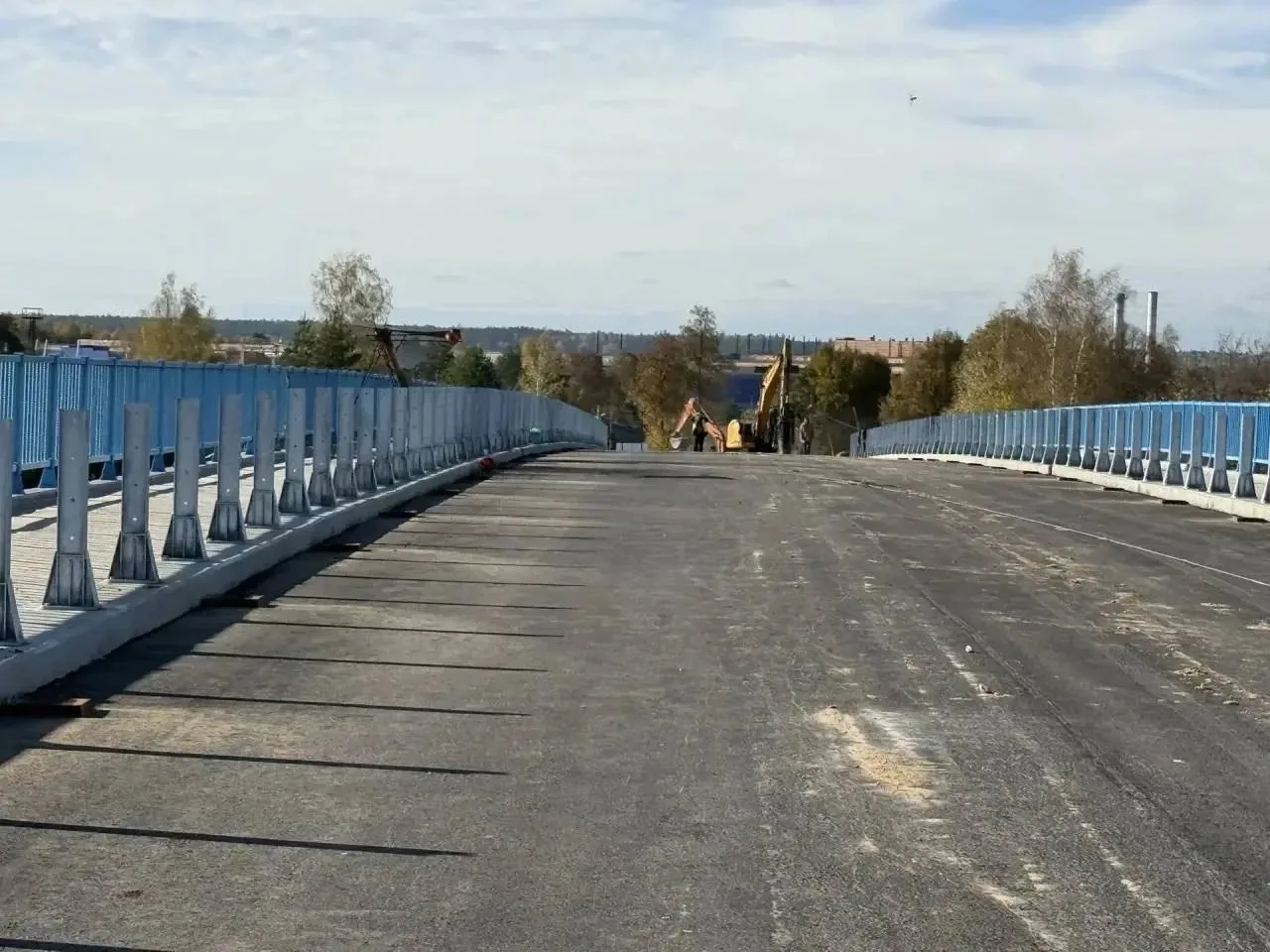 Реконструкцию путепровода в Людинове завершат до конца года