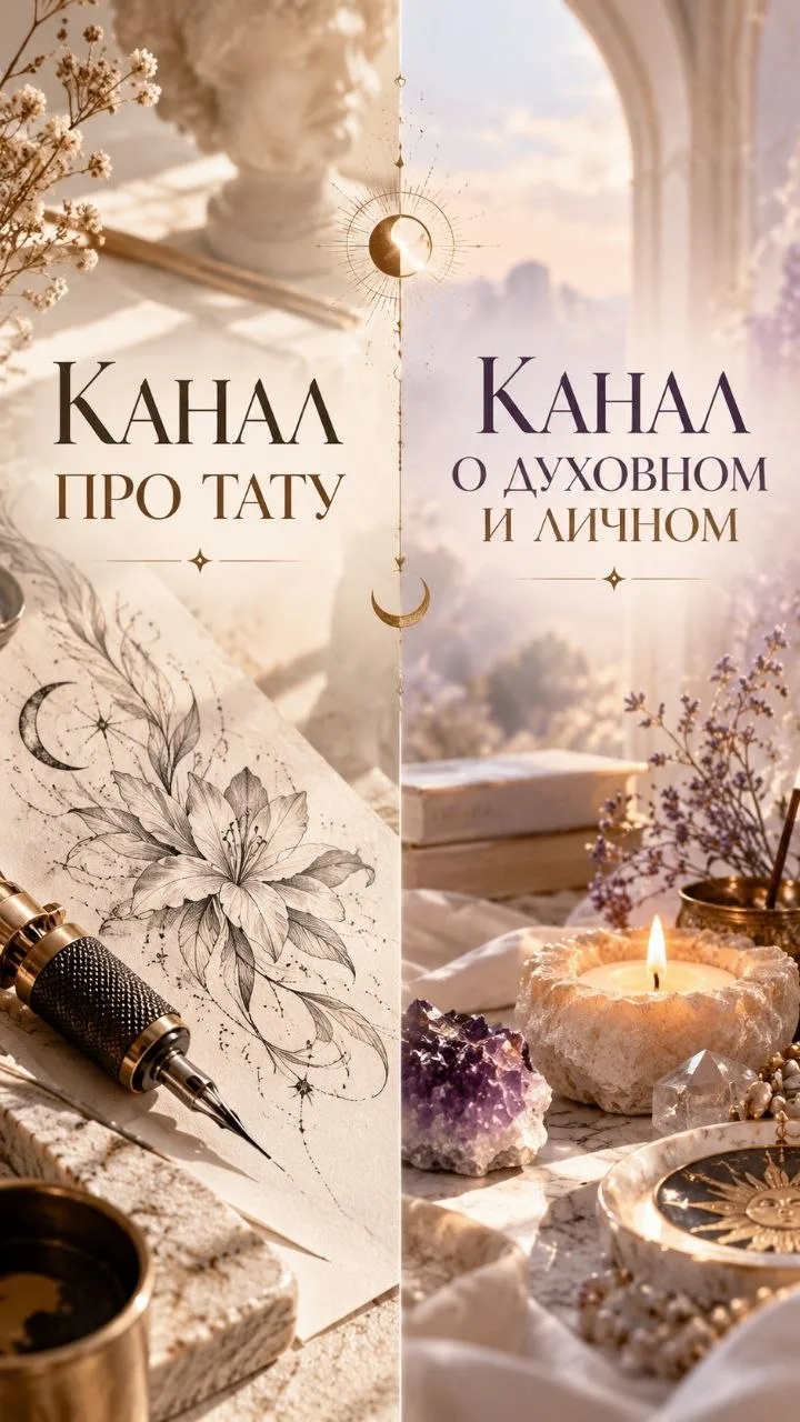 Друзья, этот канал только для тату искусства и все что близко - заживление, уход, истор...