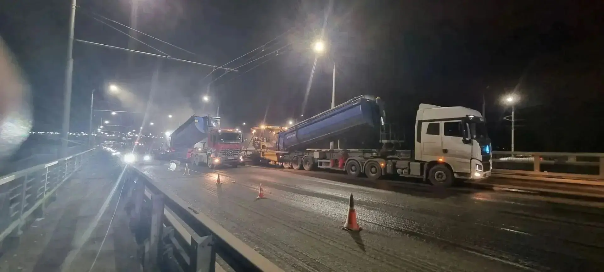 В Уфе завершили ремонт покрытия Затонского моста
