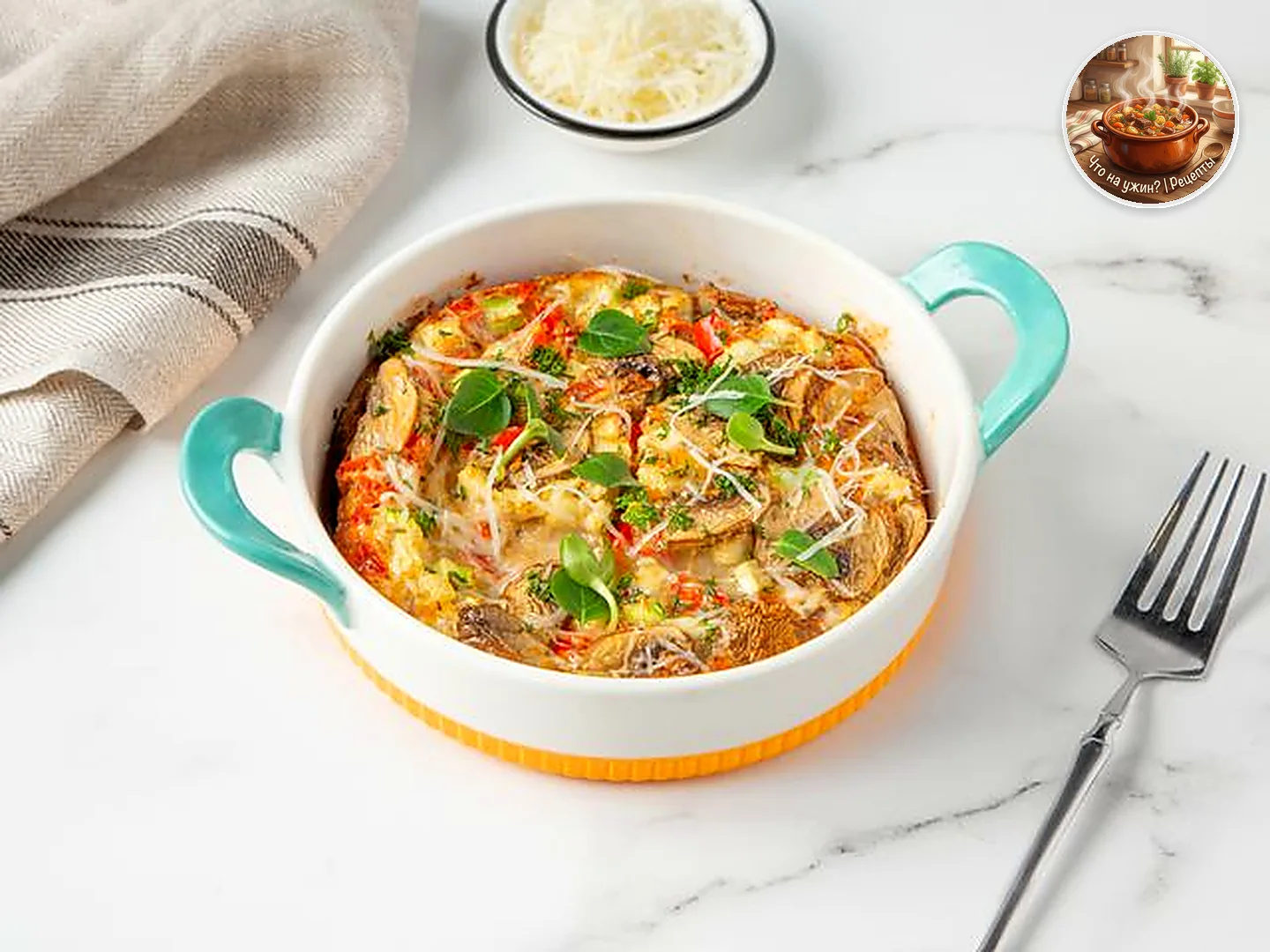 🍲 Яичница по-деревенски