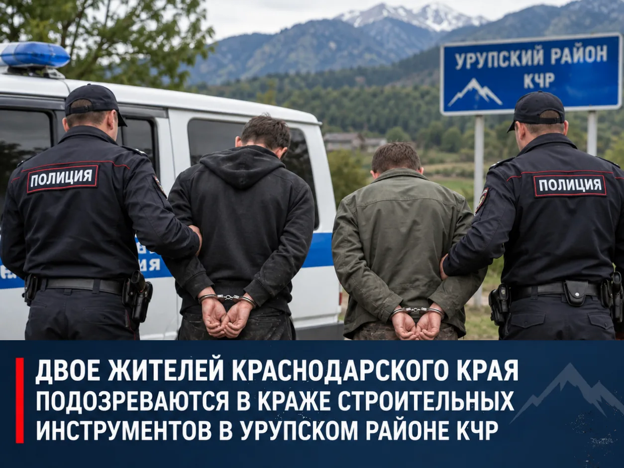 Следователем отделения полиции по Урупскому району в отношении двух мужчин из г. Усть-Л...