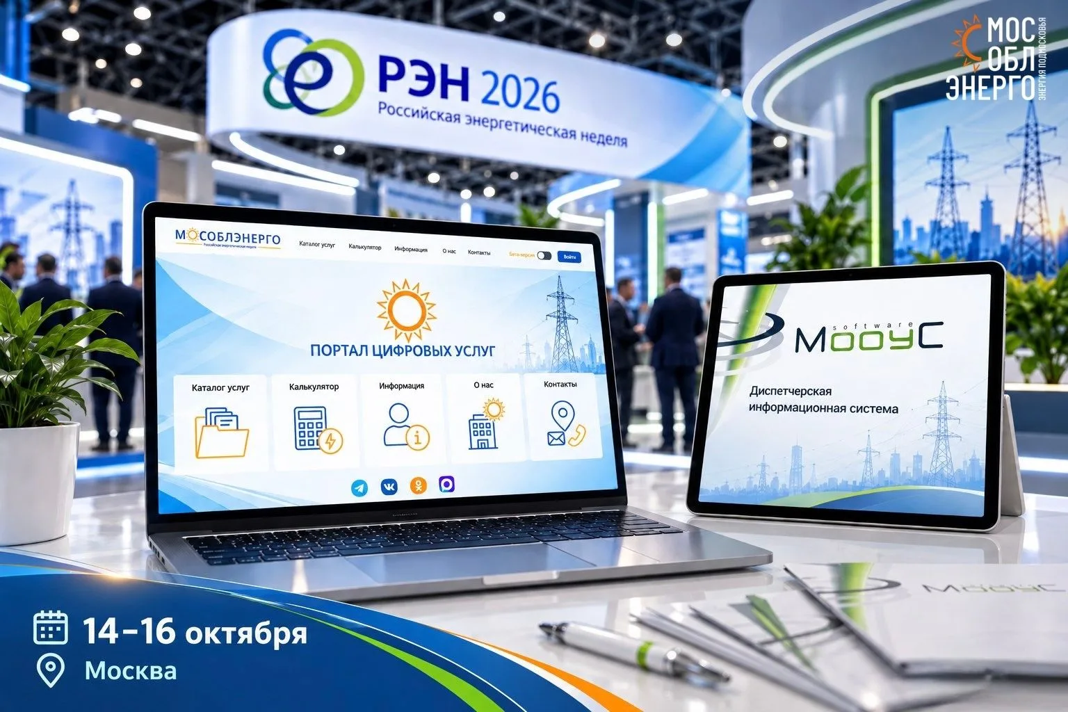«Мособлэнерго» на РЭН-2026: инновации для потребителей