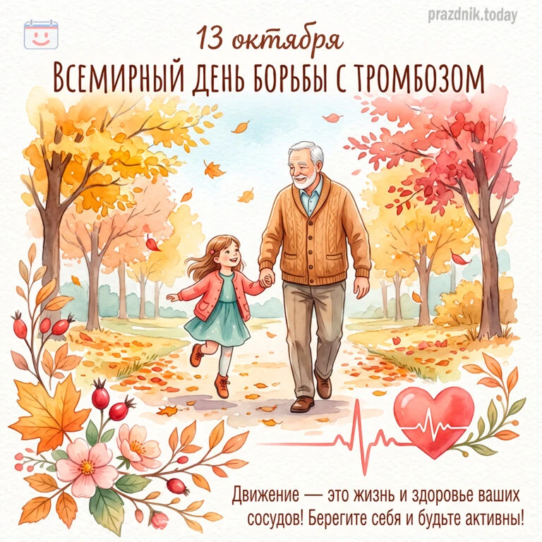 Каждая четвёртая смерть в мире связана с состояниями, вызванными тромбозом. 13 октября ...