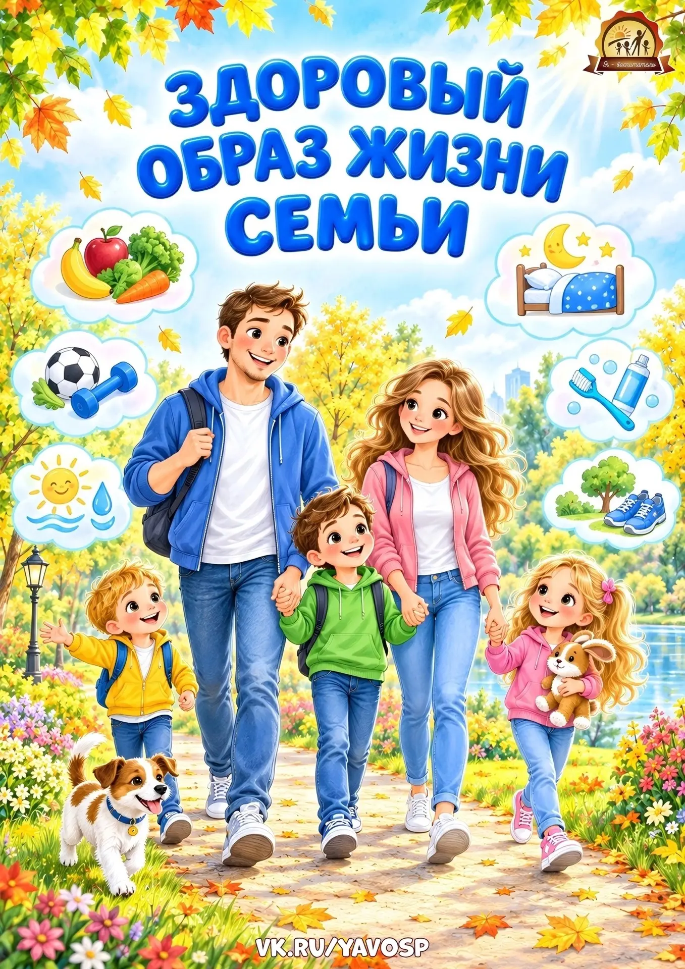 💥💥УВАЖАЕМЫЕ РОДИТЕЛИ!💥💥Для, Вас небольшие напоминания о «Здоровом образе семьи». Вс...