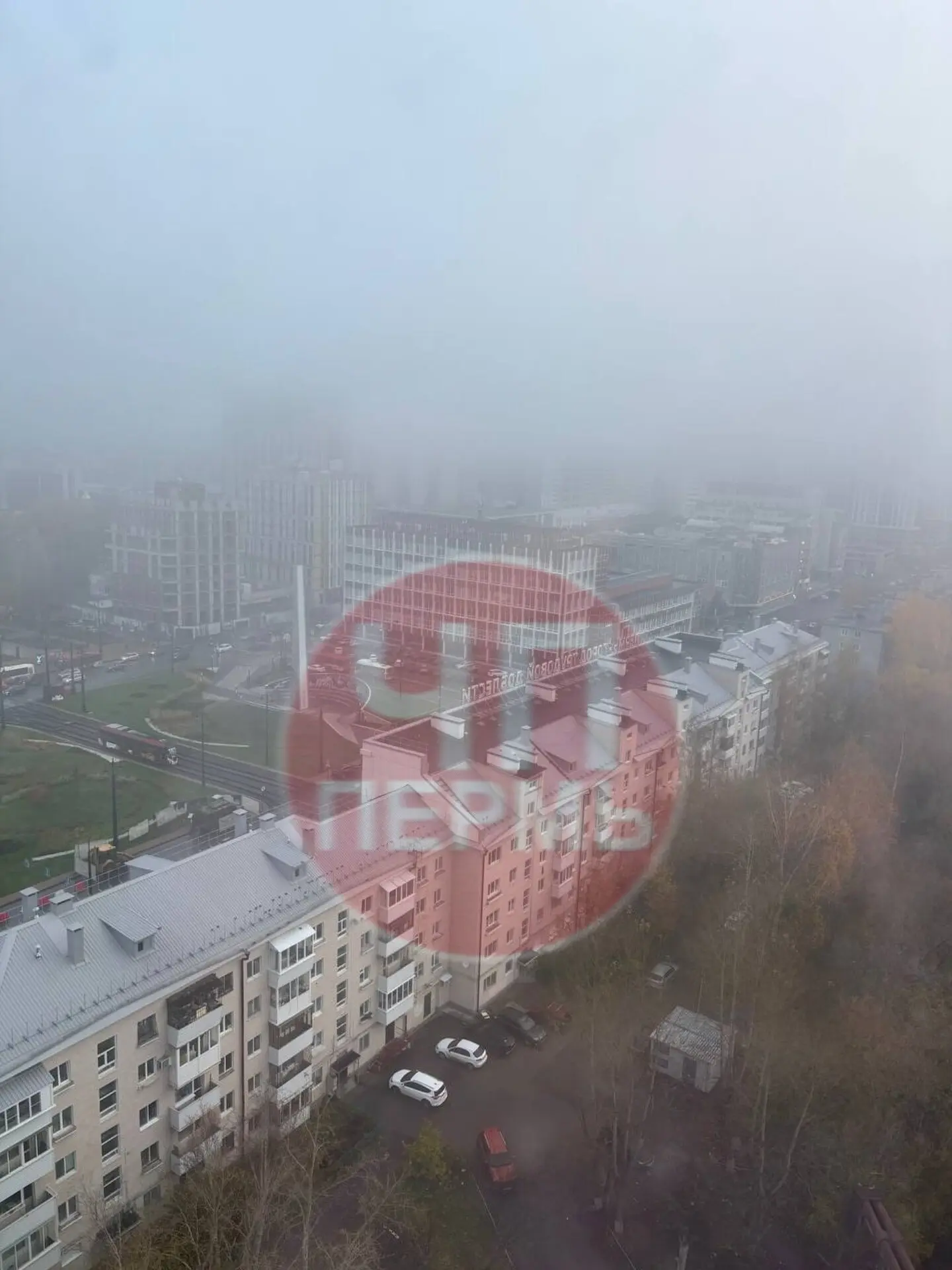 В Свердловском районе туман