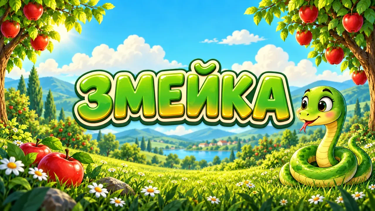 🐍 Змейка — солнечный сад