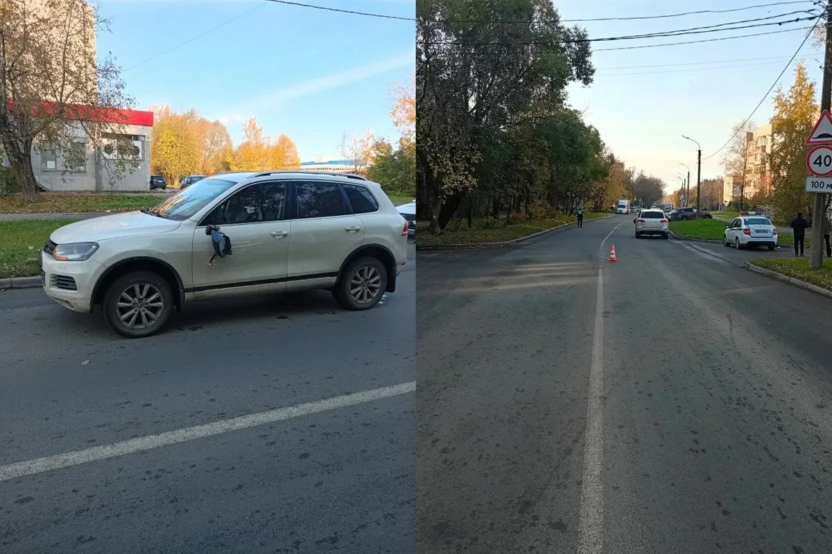 В Череповце на улице Партизана Окинина водитель сбил 10-летнего мальчика. Ребенок переб...