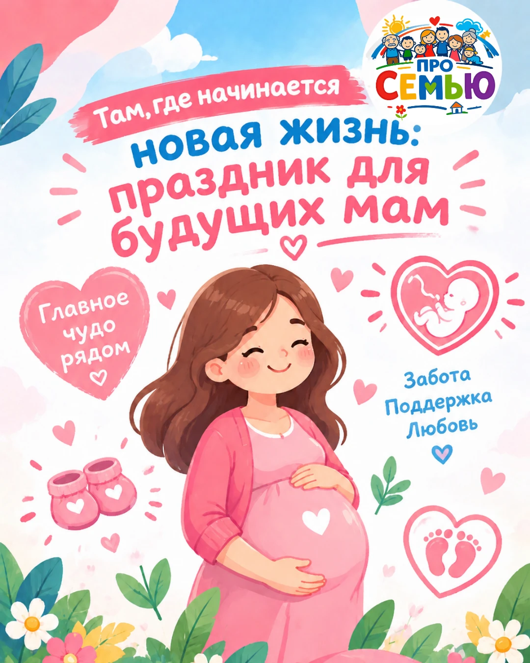💖 Там, где начинается новая жизнь: праздник для будущих мам