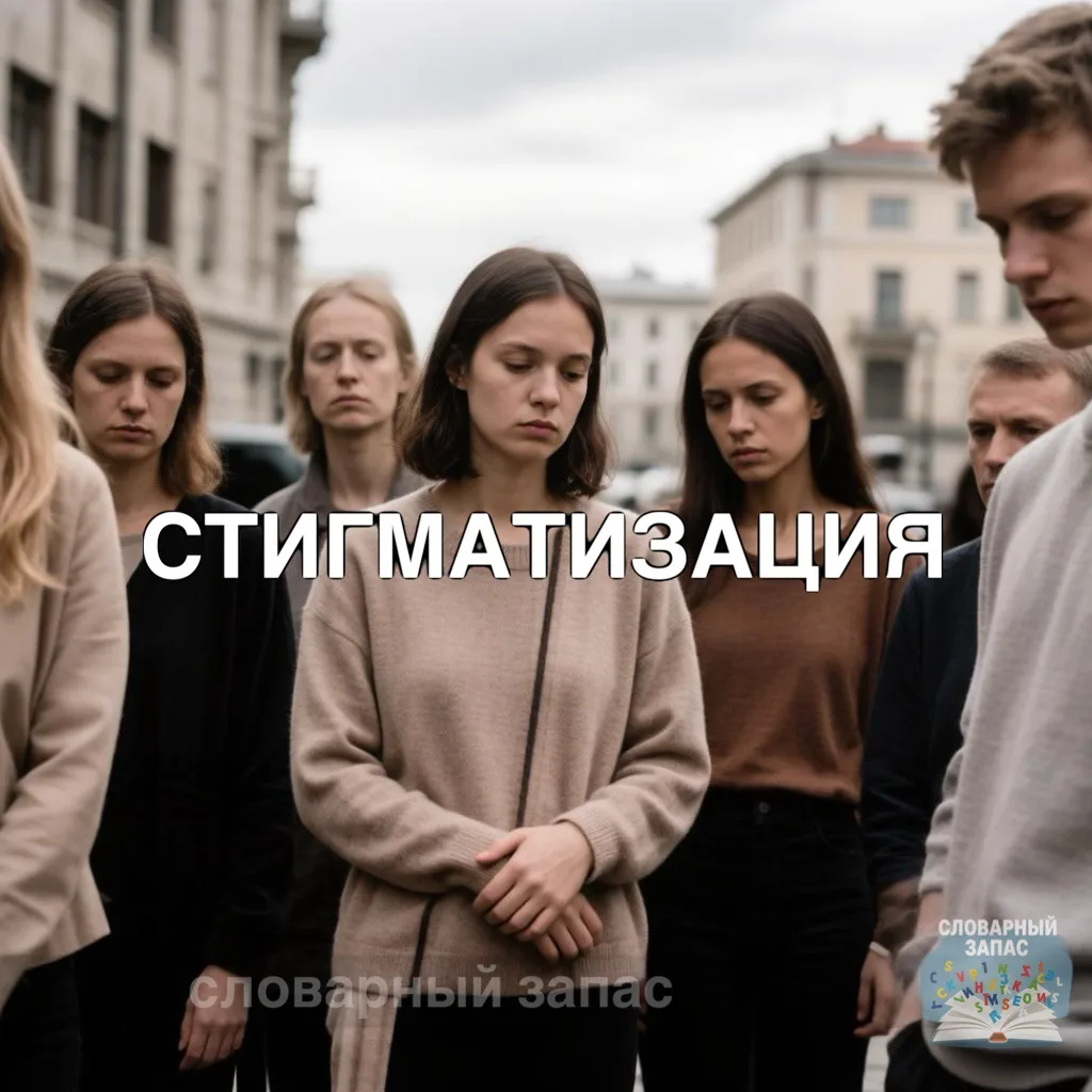 Стигматиза́ция — это процесс навешивания негативных социальных ярлыков на человека или ...