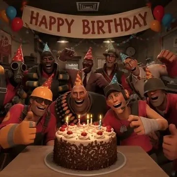 Сегодня, 10 октября, Team Fortress 2 исполнилось 19 лет — игра вышла в 2007 году.