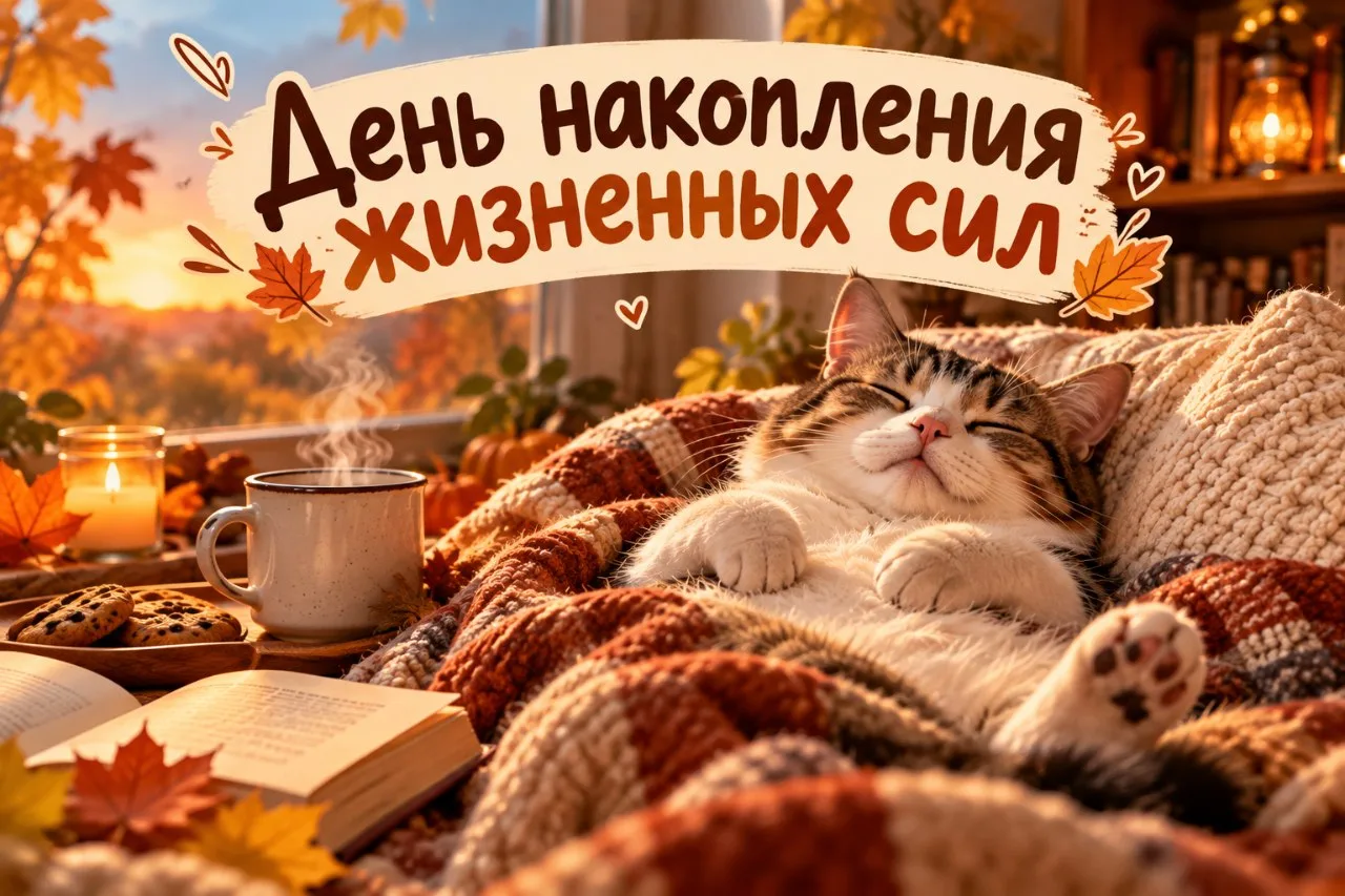 День накопления жизненных сил отмечают 14 октября, и лень сегодня оправдана.
