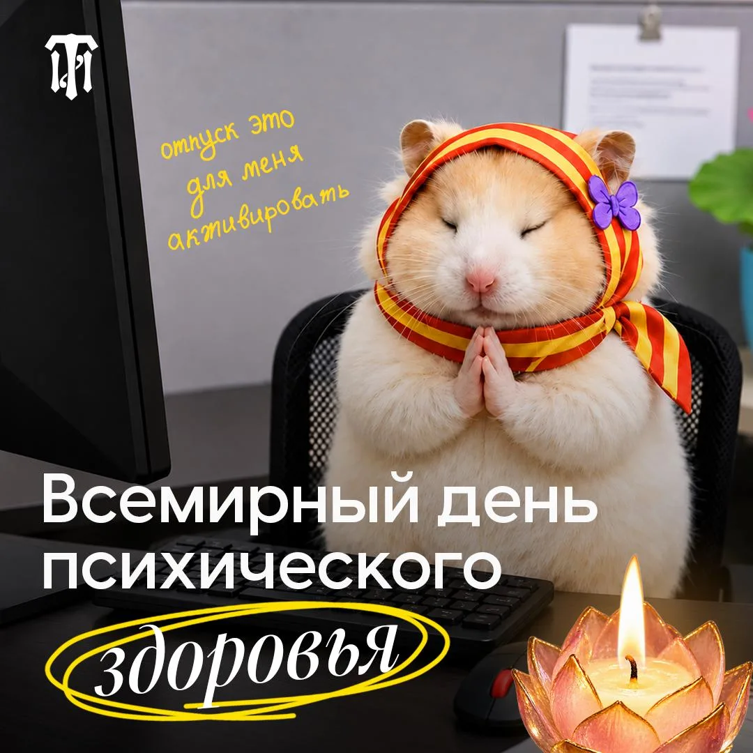 Сегодня – Всемирный день психического здоровья 🧘‍♀️