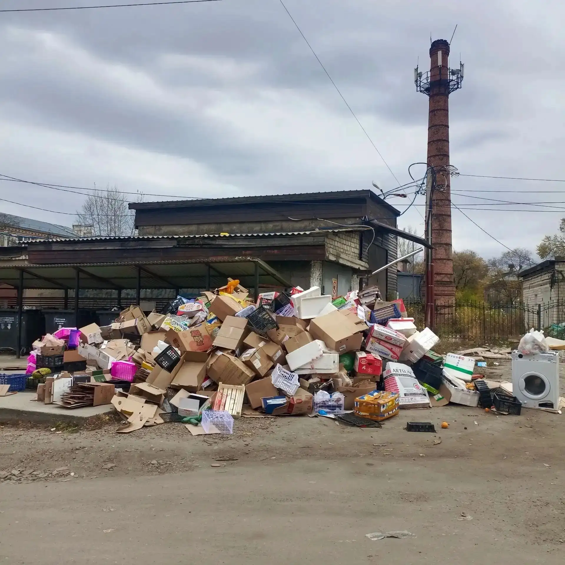 🗑 Гора мусора на 50 лет Октября, 8/1: история получила продолжение