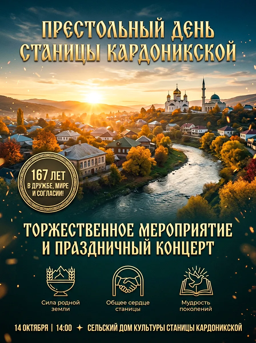 Приглашаем жителей и гостей Зеленчукского района разделить сегодня, 14 октября, радость...
