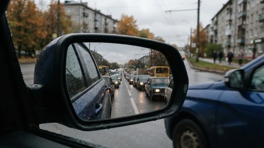 В Петербурге вечером пятницы пробки выросли до девяти баллов