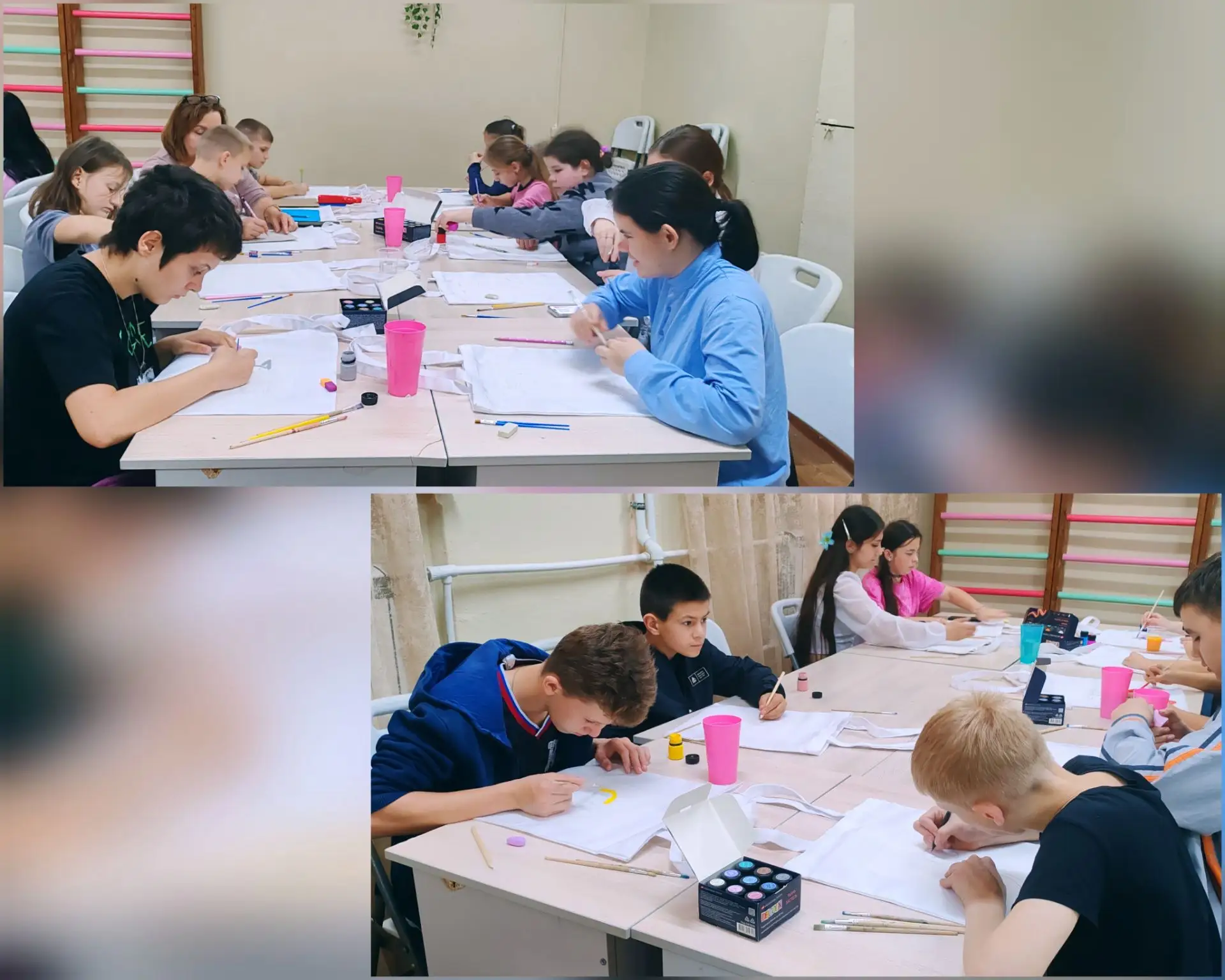 Сегодня у нас кипела творческая работа! Волонтёры «Добро.Центр Щёкинского района» прове...
