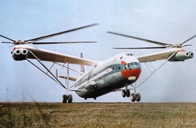 В-12 (Ми-12) — самый тяжёлый и грузоподъёмный вертолёт, когда-либо построенный в мире. ...
