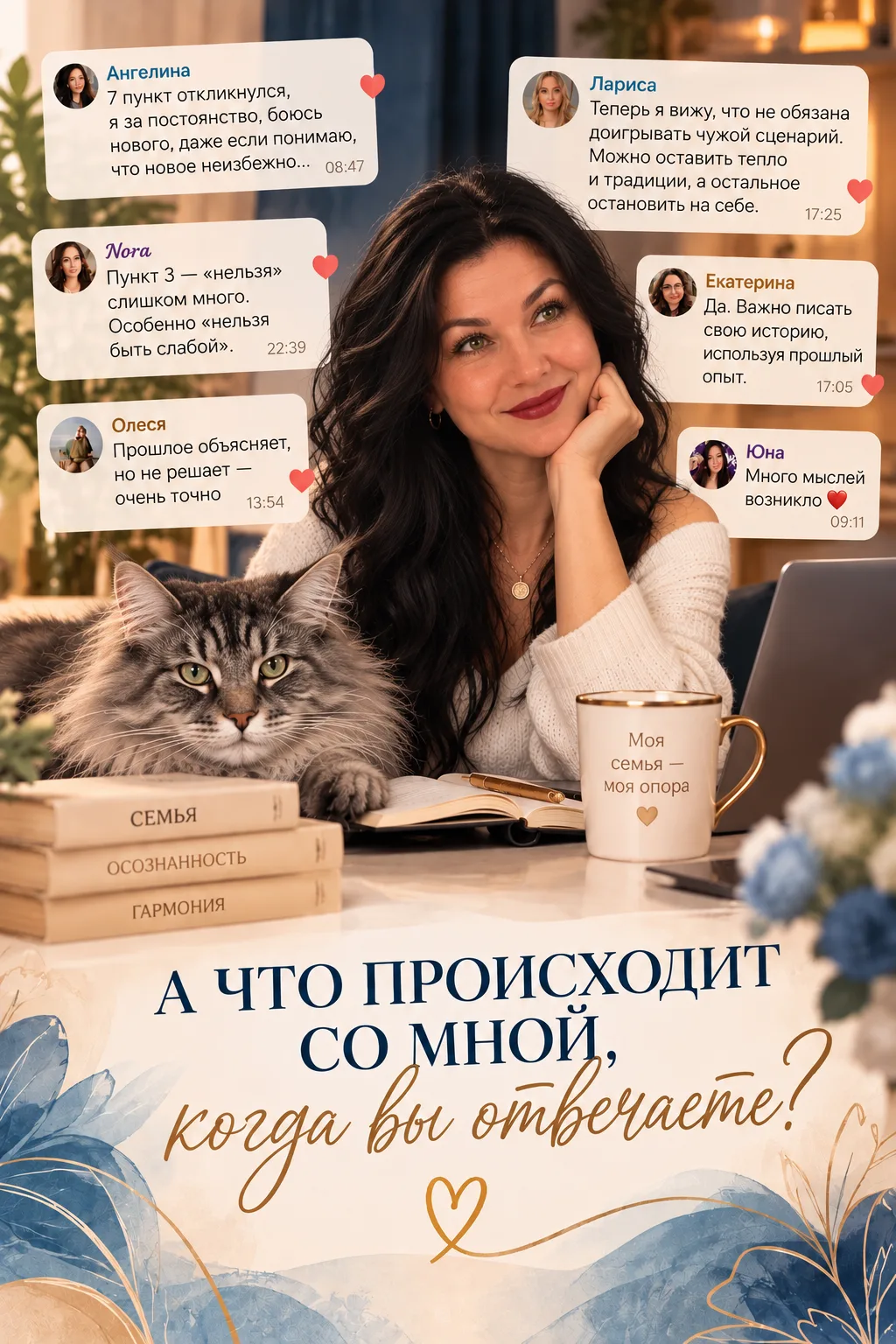 А что происходит со мной, когда вы отвечаете? 🤍
