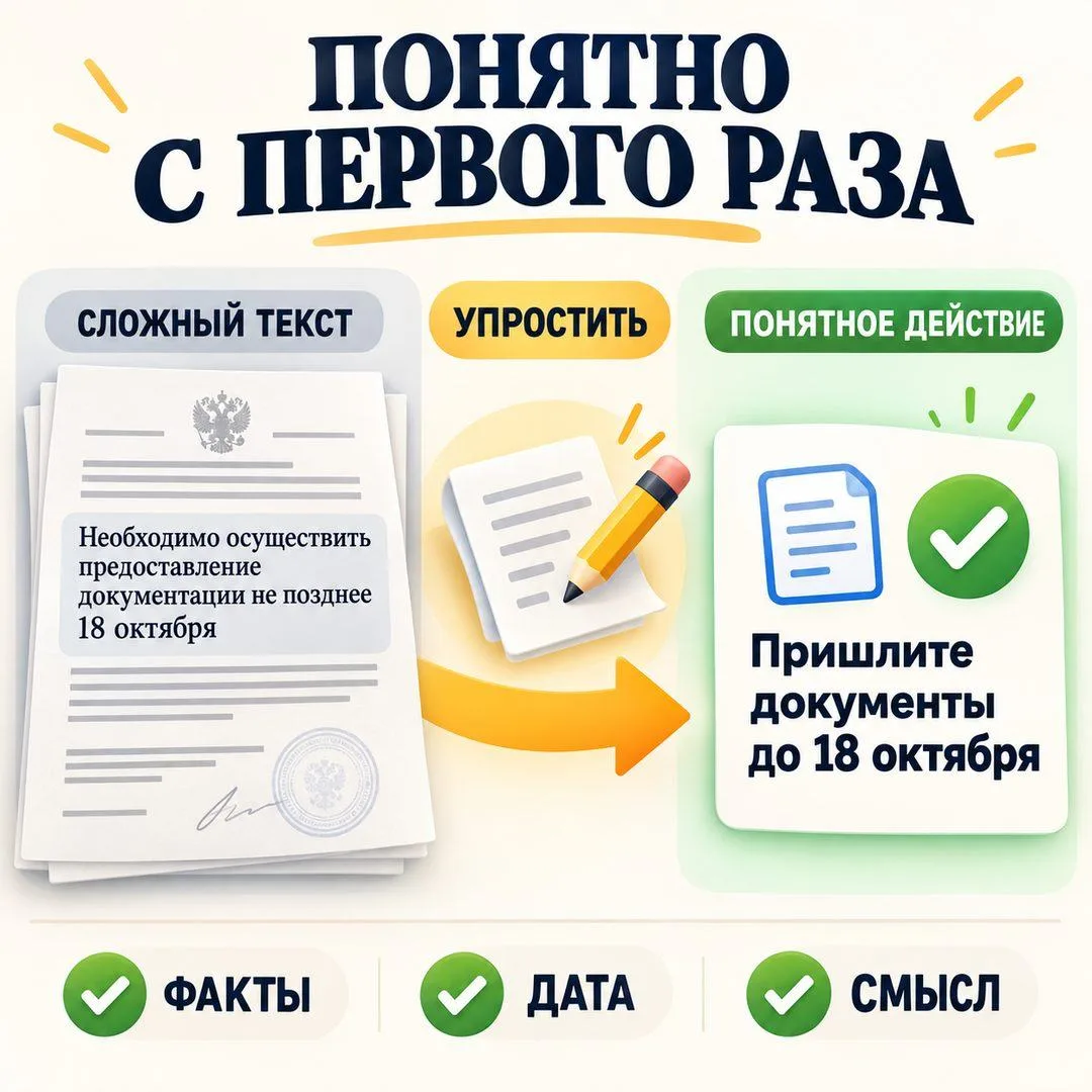 📜 Текст написан по‑русски. Почему его всё равно трудно понять?