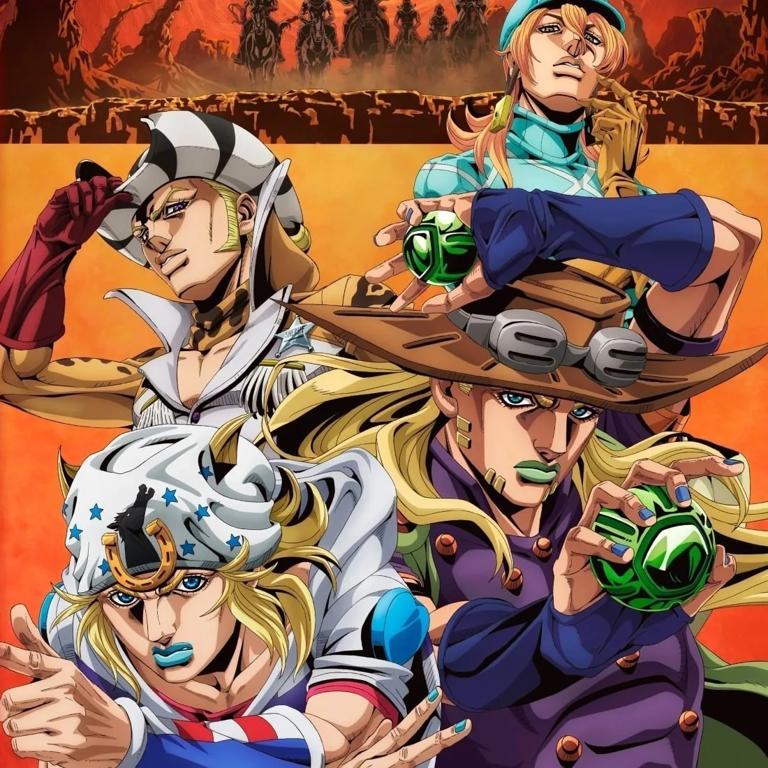 💥 Вышла 5 серия «Джоджо: Стил-Болл-Ран» (JoJo: Steel Ball Run).