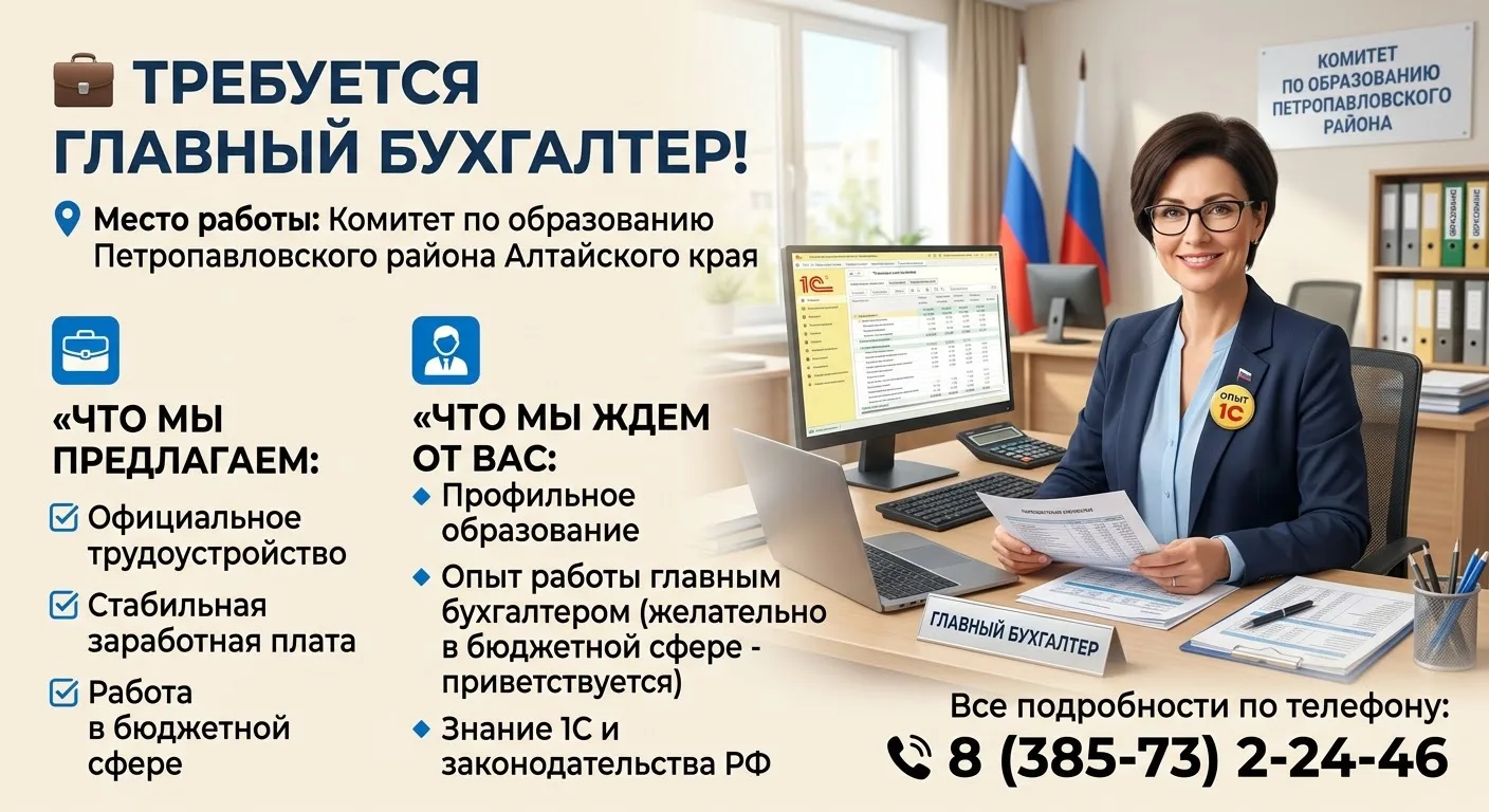💼 Требуется Главный бухгалтер!