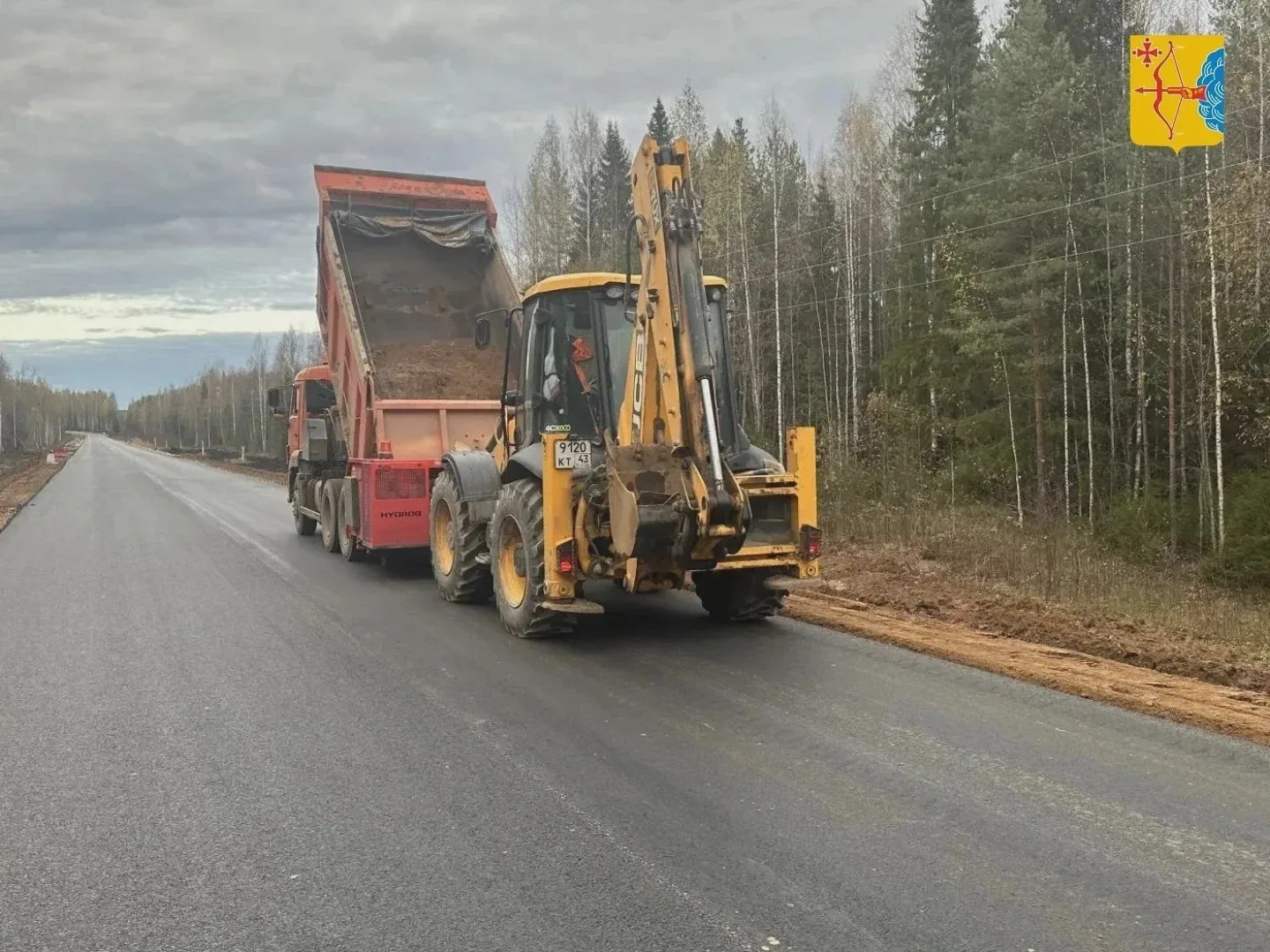 🚜 Дорогу Пинюг — Скрябино обновляют