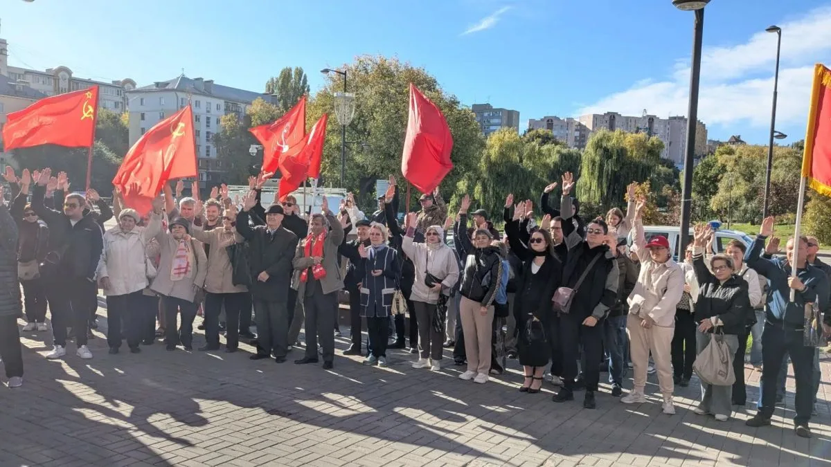 Митинг КПРФ в Липецке: протест против итогов выборов