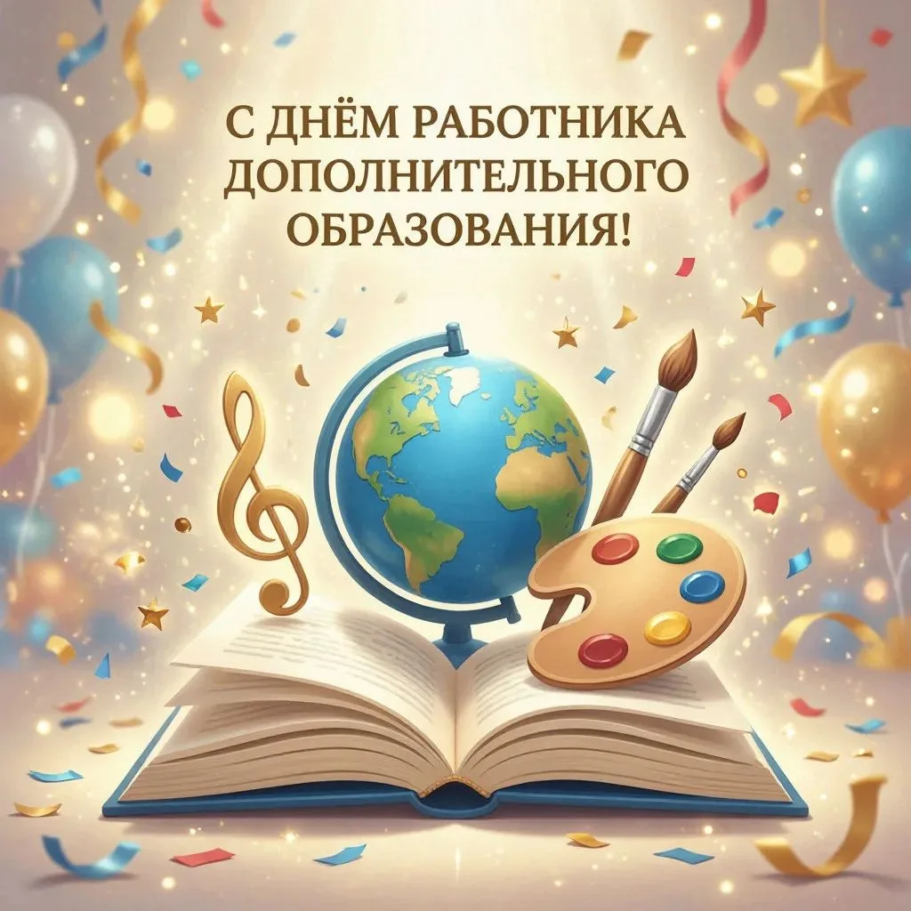 Сегодня в России отмечается День работника дополнительного образования! 🎉