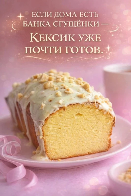 Я ОБОЖАЮ РЕЦЕПТЫ, КОГДА ВСЁ СМЕШАЛ — И В ДУХОВКУ 🤍 ЭТОТ КЕКС ИМЕННО ТАКОЙ. НЕЖНЫЙ МЯКИ...
