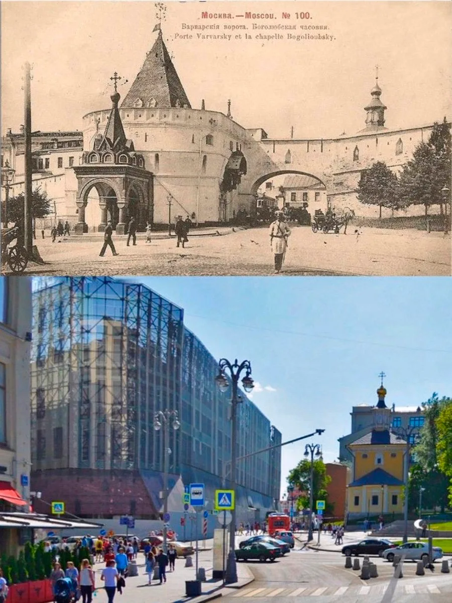 📍Варварские ворота Китайгородской стены.