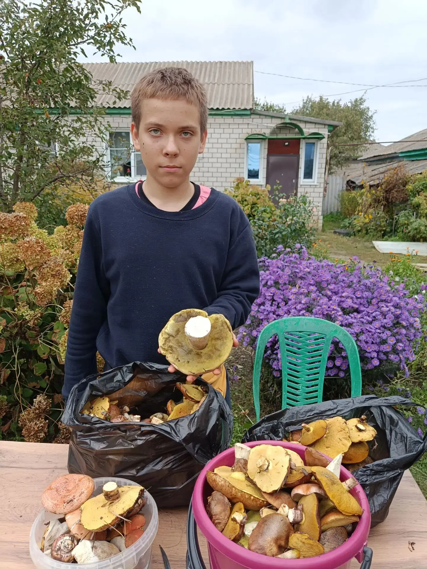 Добрый день! Приехала на малую родину и прогулялась по своим грибным местам, 8 лет меня...