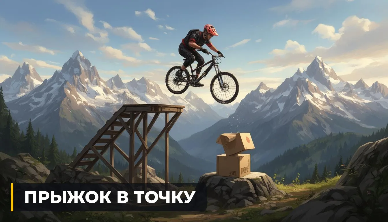 🇦🇹 ВЕЛОСИПЕДИСТ РУХНУЛ С 3,8 МЕТРА РАДИ КРОШЕЧНОЙ КОРОБКИ