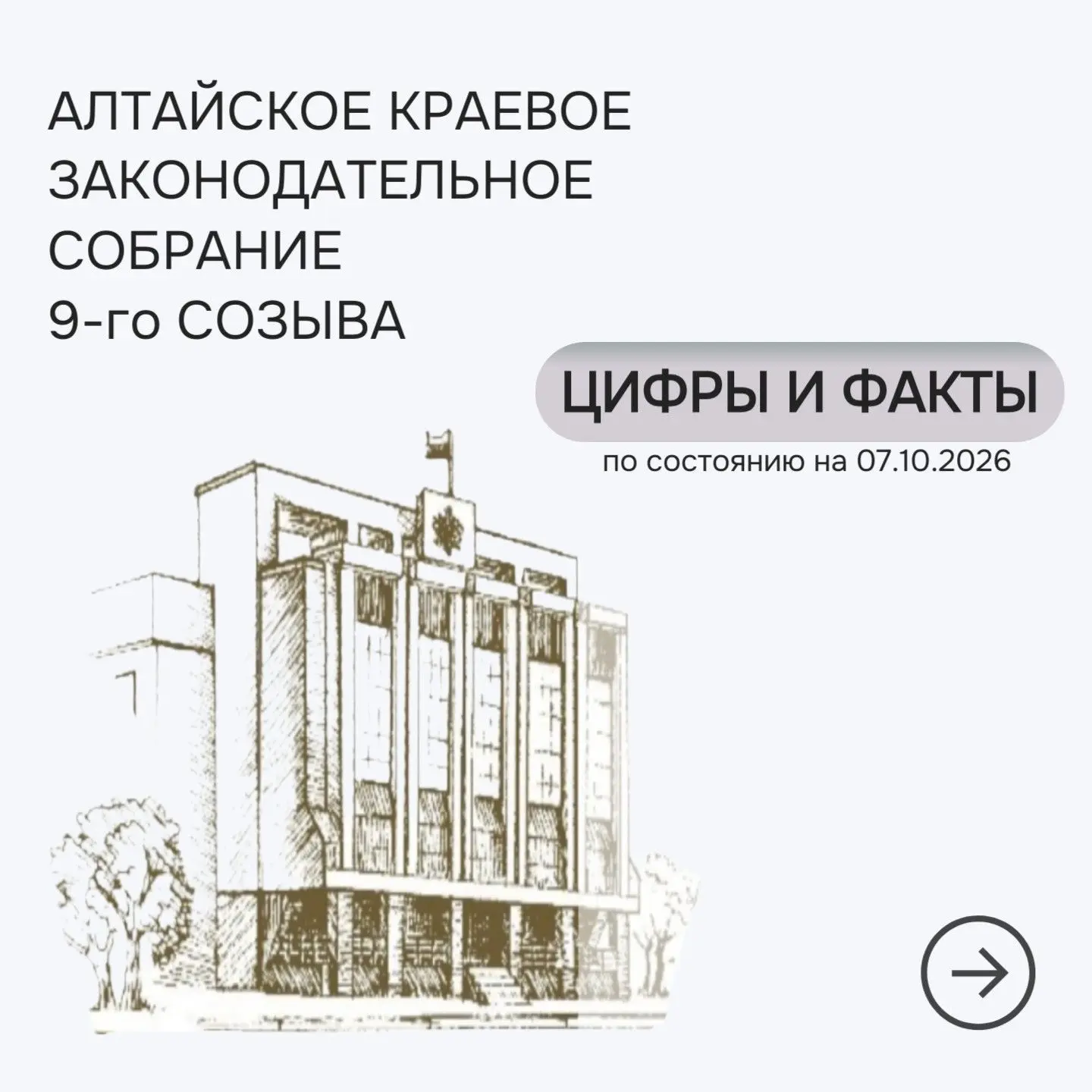 ⚡️ Алтайское краевое Законодательное Собрание IX созыва. Цифры и факты