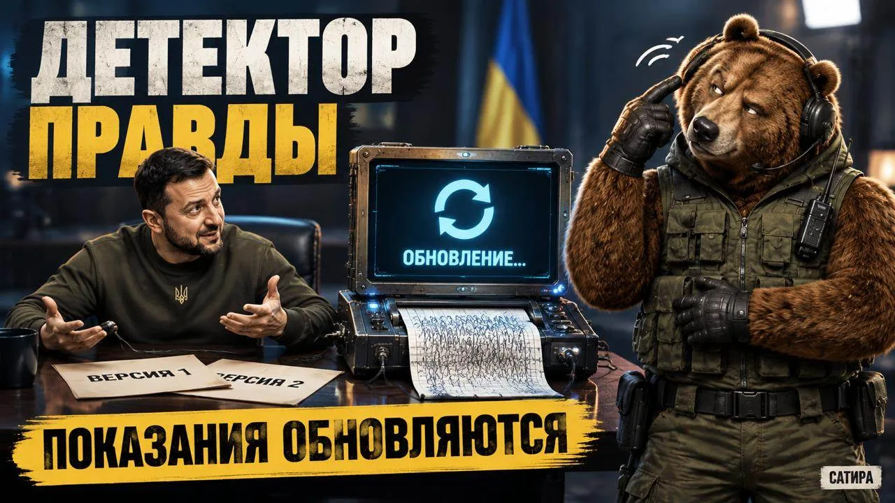 ❗️Киевский детектор правды снова перешёл в режим «показания обновляются»