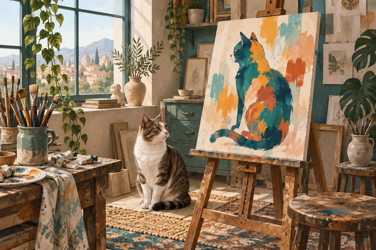 🐈 Когда любимый питомец становится искусством