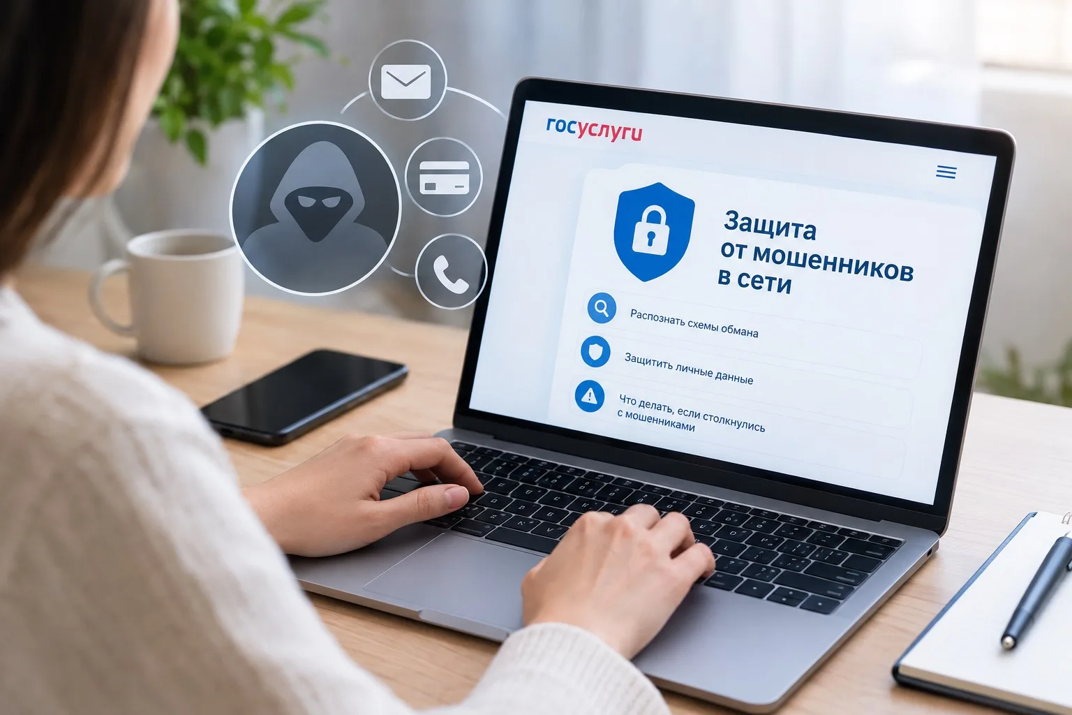 🔐 Как защитить себя от интернет-мошенников?